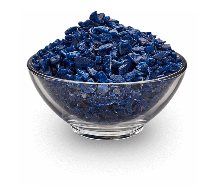 HDPE Blue Drum Regrind Granules