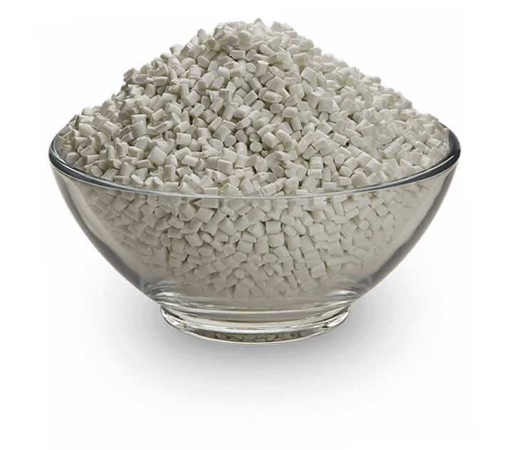 Milky White Reprocessed HDPE Pellets Granules